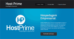 Desktop Screenshot of hostprime.com.br